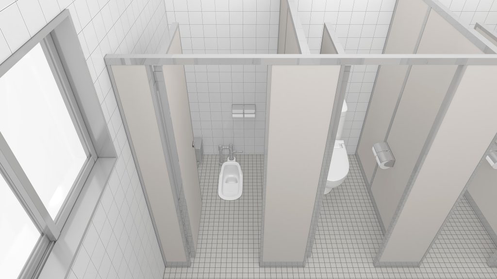 和式トイレと洋式トイレのイメージ